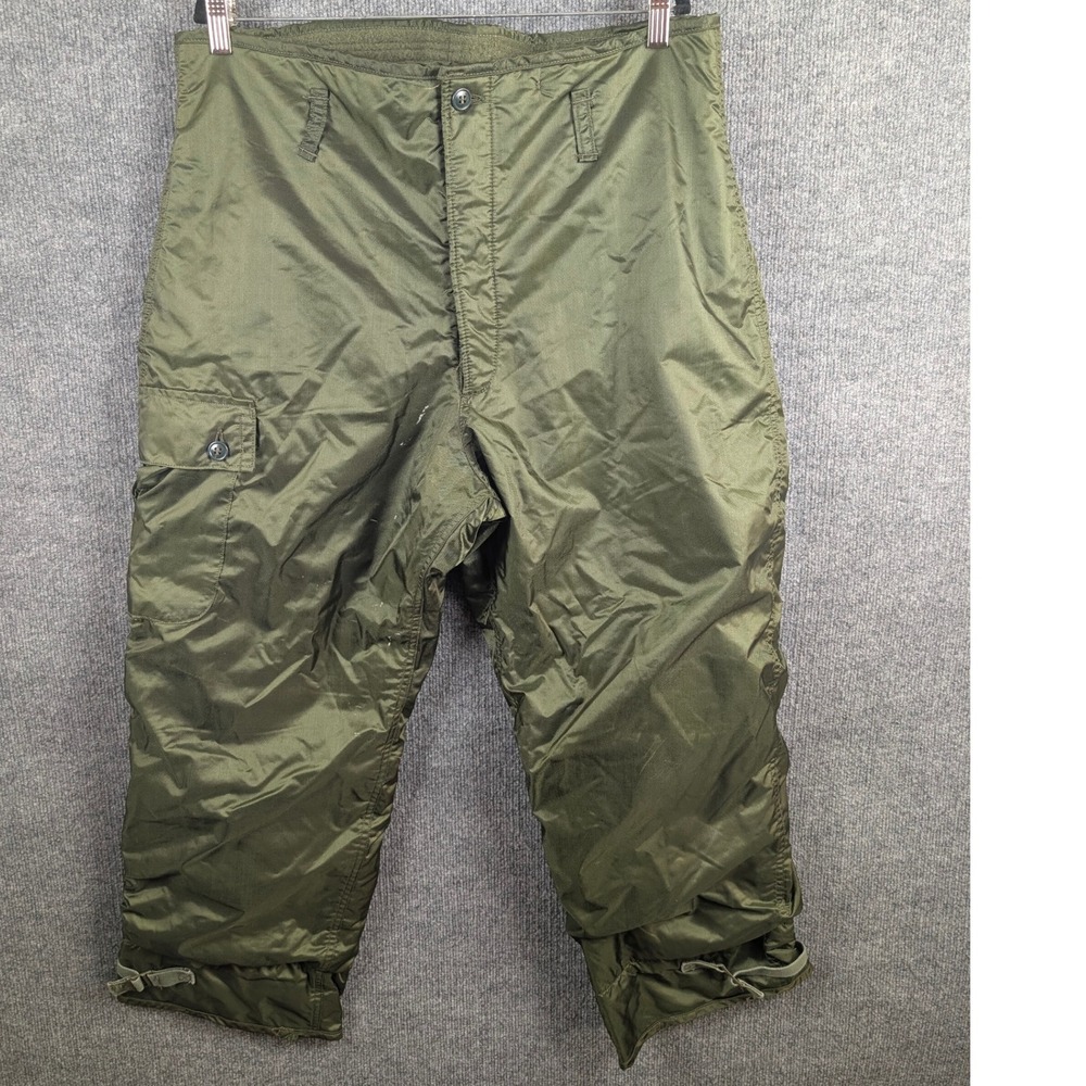 US Military Extreme Cold Weather Impermeable Trousers Olive Drab Large 35-39